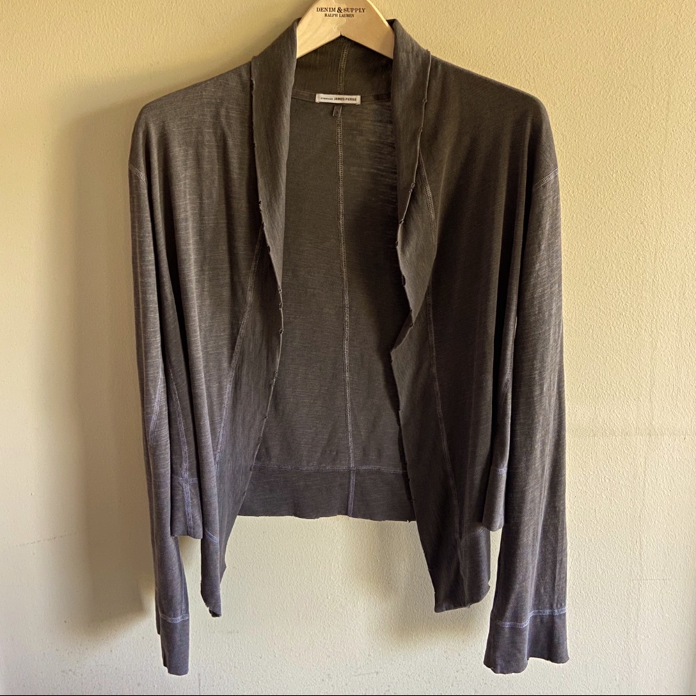 Standard James Perse Sheer Slub Casual Jacket